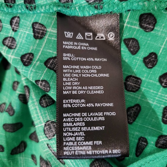 Urban Outfitters • Green Polka Dot Wrap Dress - Picture 9 of 10